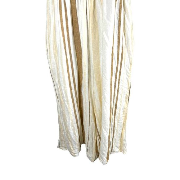 Ripcurl Sol Linen Smocked Cropped Jumpsuit - Picture 8 of 13